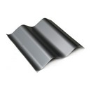 פח אלומיניום גלי צבוע RAL 9007 Grey Aluminium